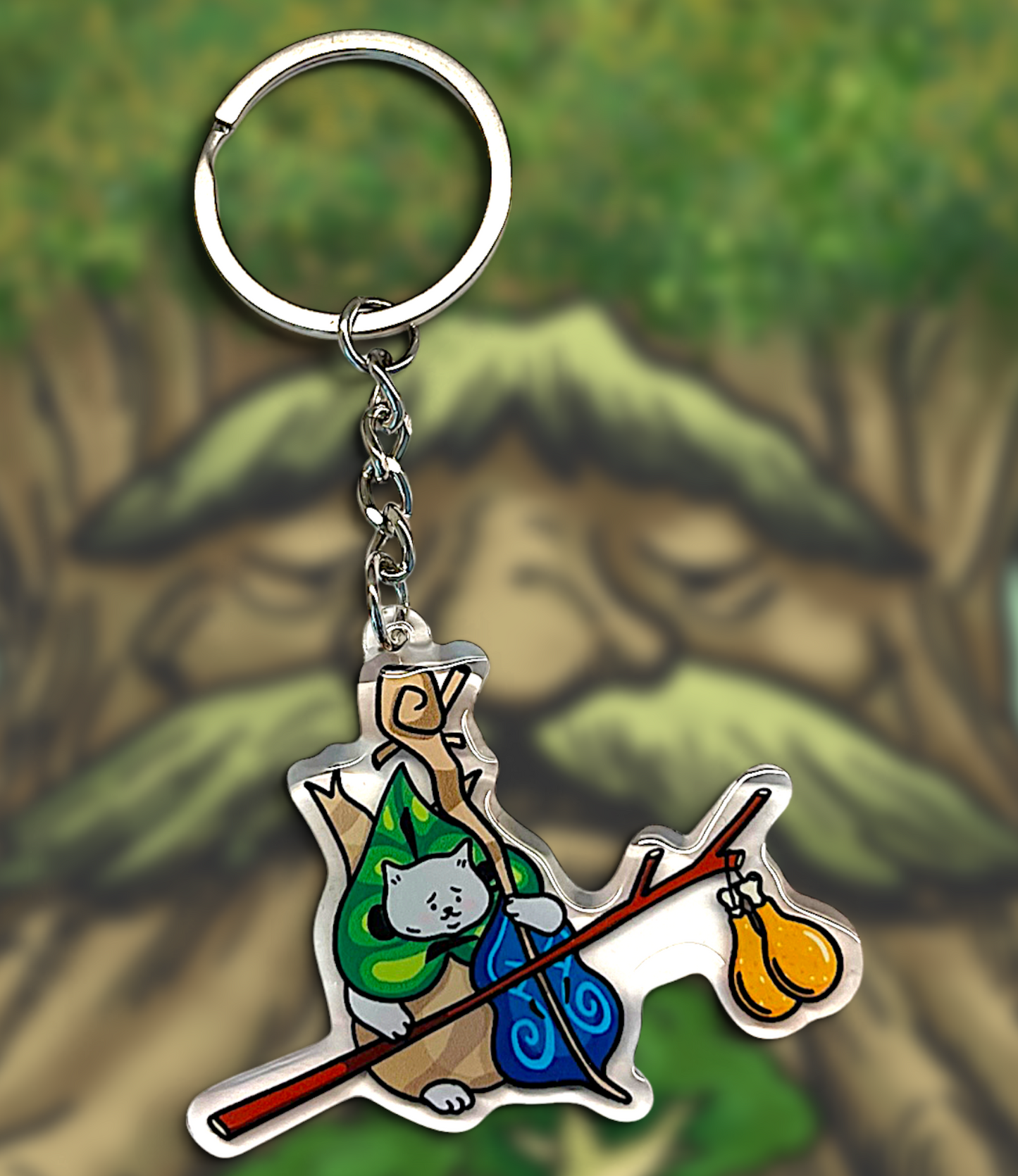 Cat Keychain - Hestu and Korok Seed