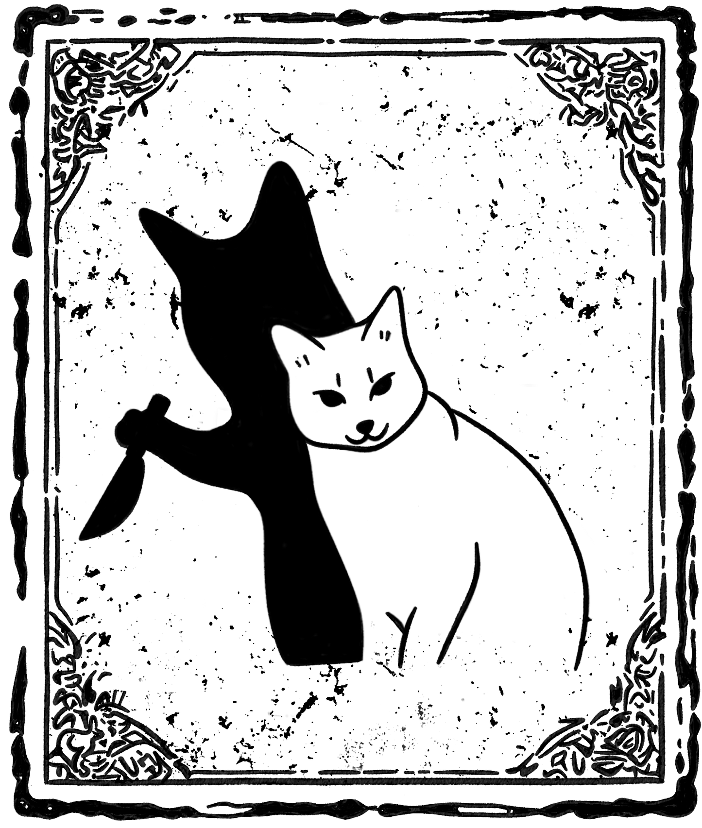 Cat Key Chain - Chaos is within me - Catnip