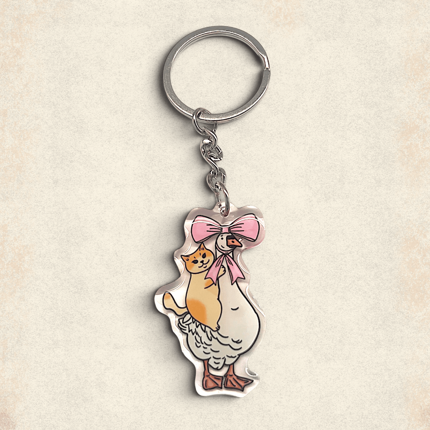 Cat Keychain - Bob and Jimmy - Catnip