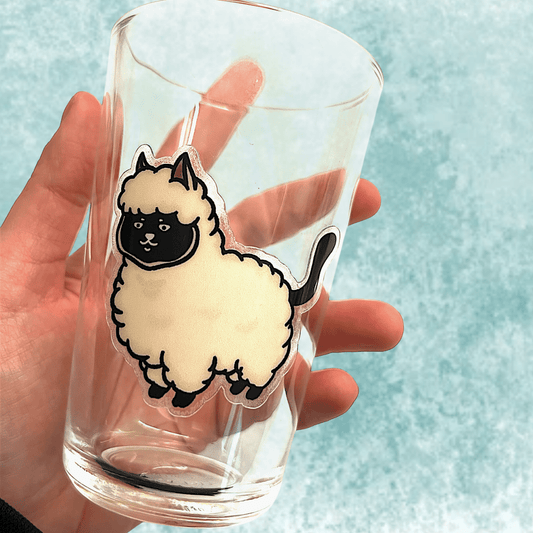 Cat sticker - Alpaca cat (Simon) - Catnip