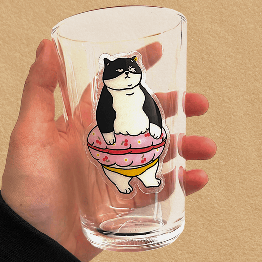 Cat sticker - Stuck (Scarface and Little Grey) - Catnip