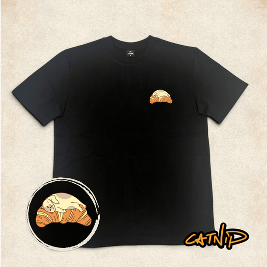 "Croissant Bed" - T-shirt - Catnip
