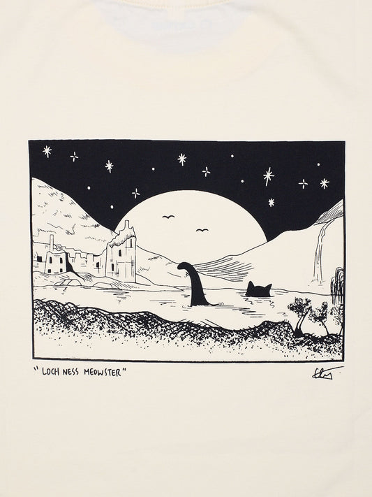 "Loch ness meowster" - Unisex shortsleeve T-shirt - Catnip