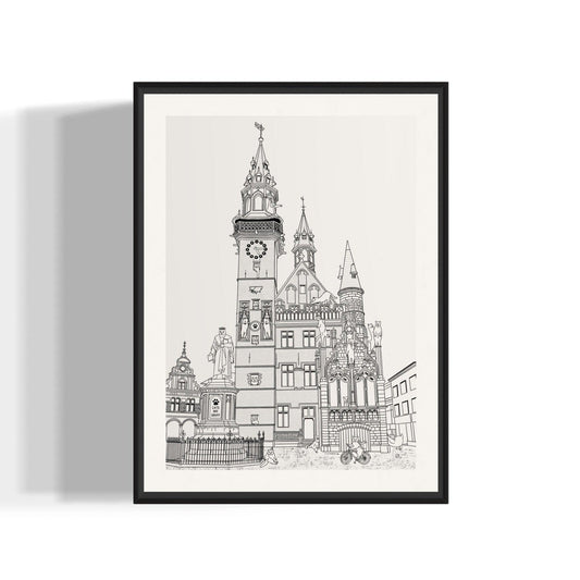 "Schepenhuis in Aalst" - Art Print - Catnip