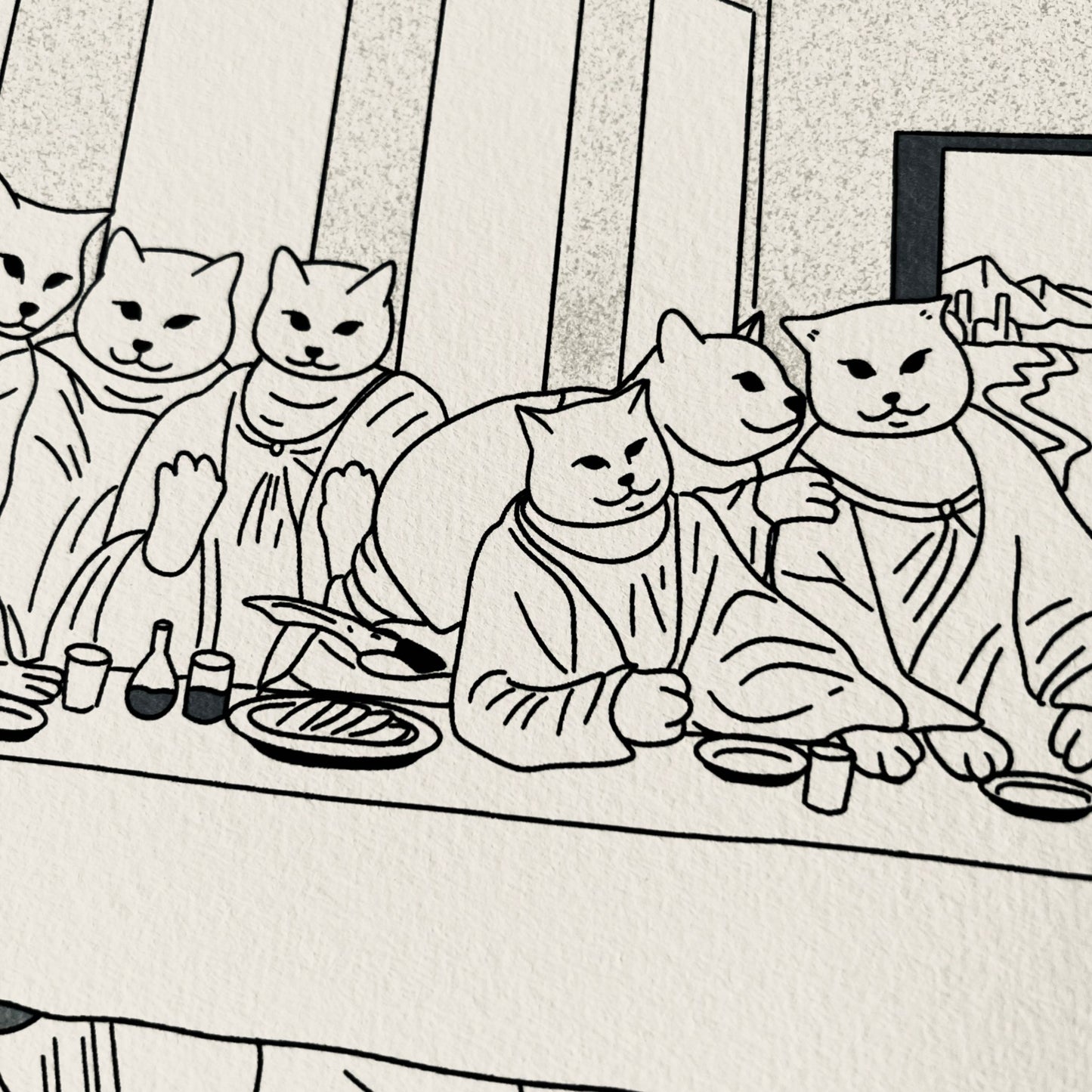 "The last treats" - Art Print - Catnip