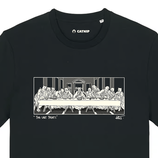 "The last treats" - Unisex shortsleeve T-shirt - Catnip