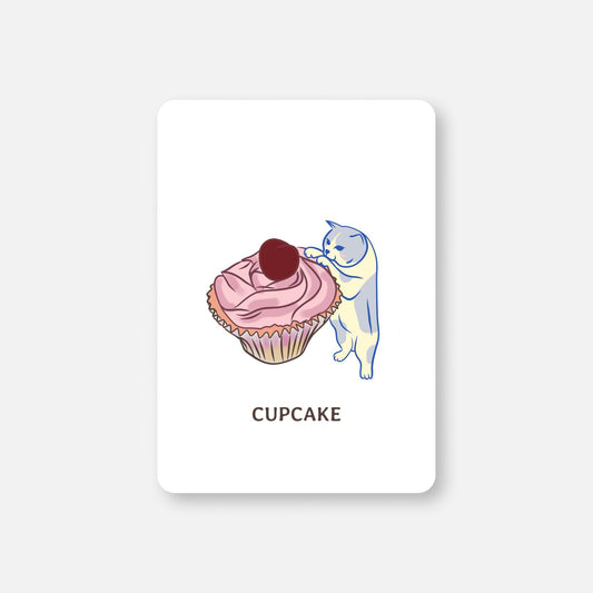 Experience the playful charm of our Cupcake Climber Cat Postcard, featuring an adorable feline attempting to climb on a cupcake. This endearing design is perfect for sending greetings, invitations, or as a gift for cat lovers. The postcard captures the mischievous spirit of a curious cat, adding a delightful and unique touch to your special occasions. Share the joy and humor with this compact and charming cat-themed postcard, bringing smiles to every recipient