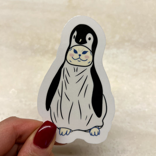 Sticker - Penguin cat - Christy Chan | Artist