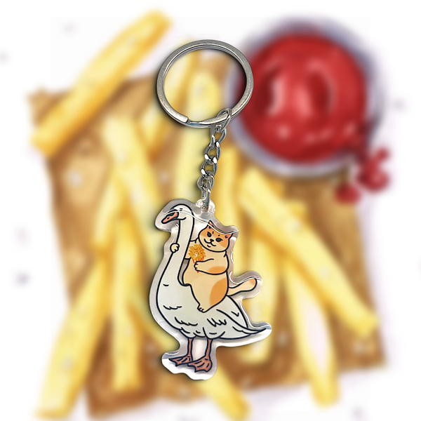Cat Keychain - Bob Fries