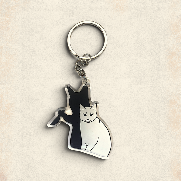 Cat Keychain - Chaos is within me