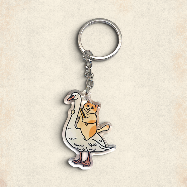 Cat Keychain - Bob Baguette