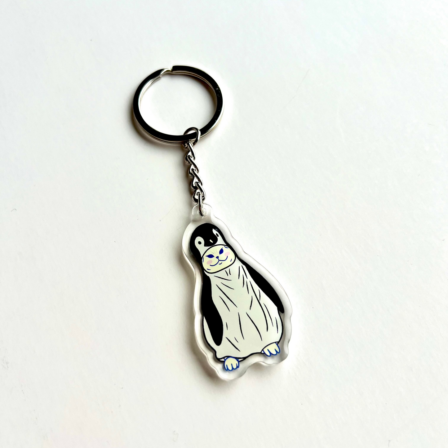 Key Chain - Penguin cat