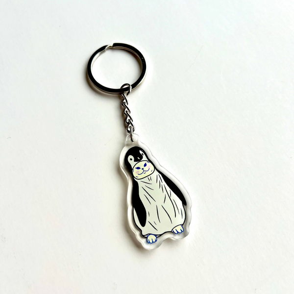 Cat Key Chain - Penguin cat