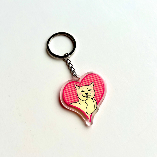 Key Chain - Love cat