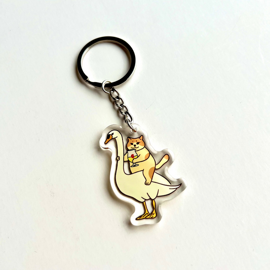 Key Chain - Bob holding Duvel