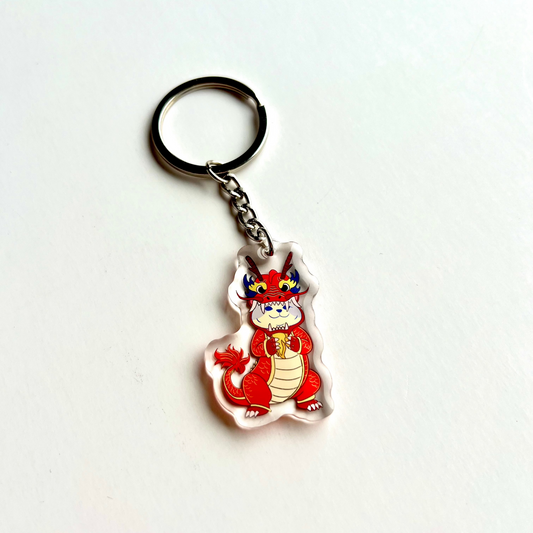 Key Chain - Dragon cat