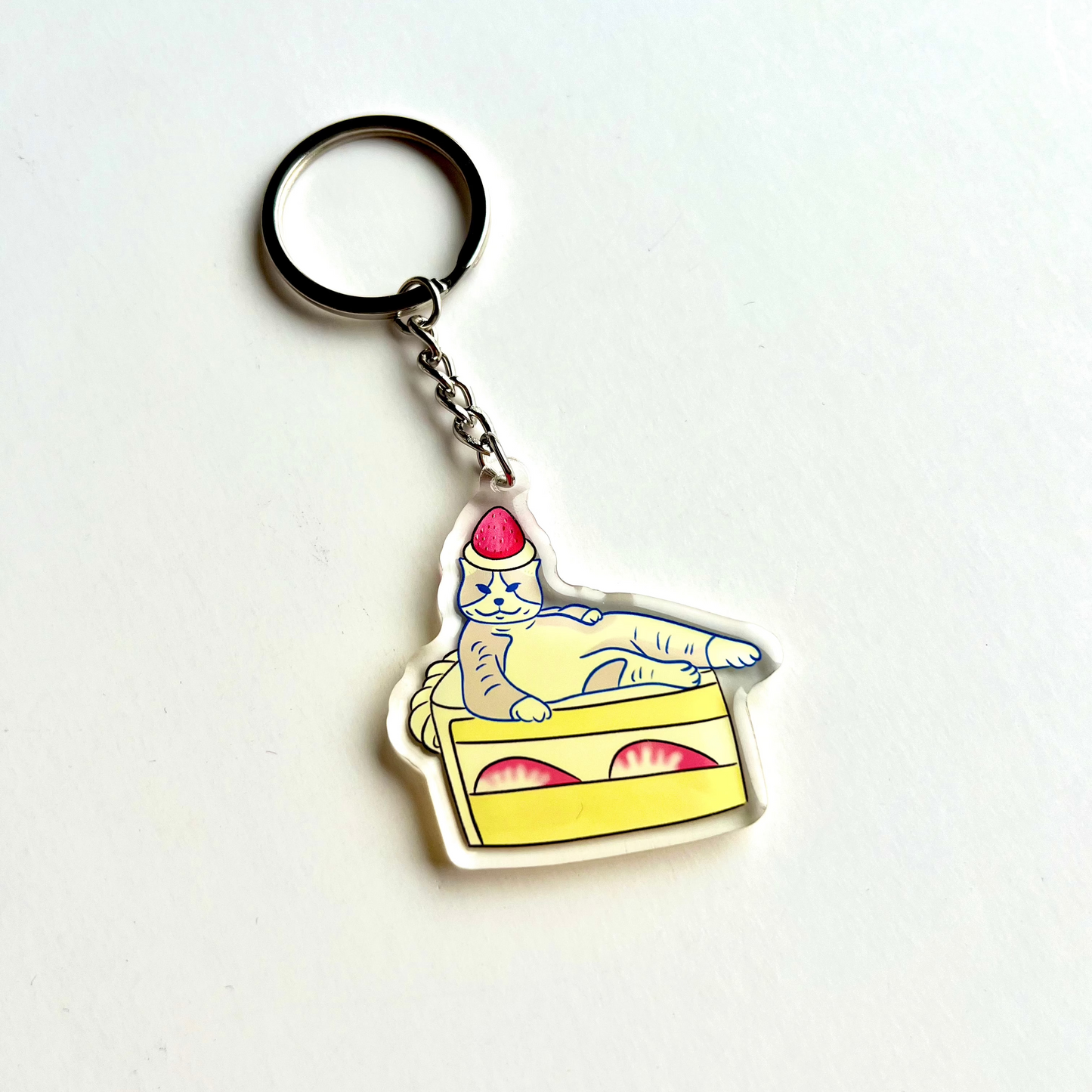 Key Chain - Strawberry cake