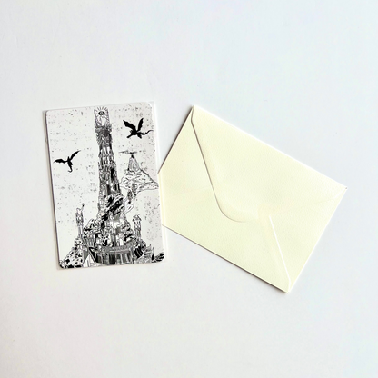 "Barad-dûr in Meowdor" - Art Print