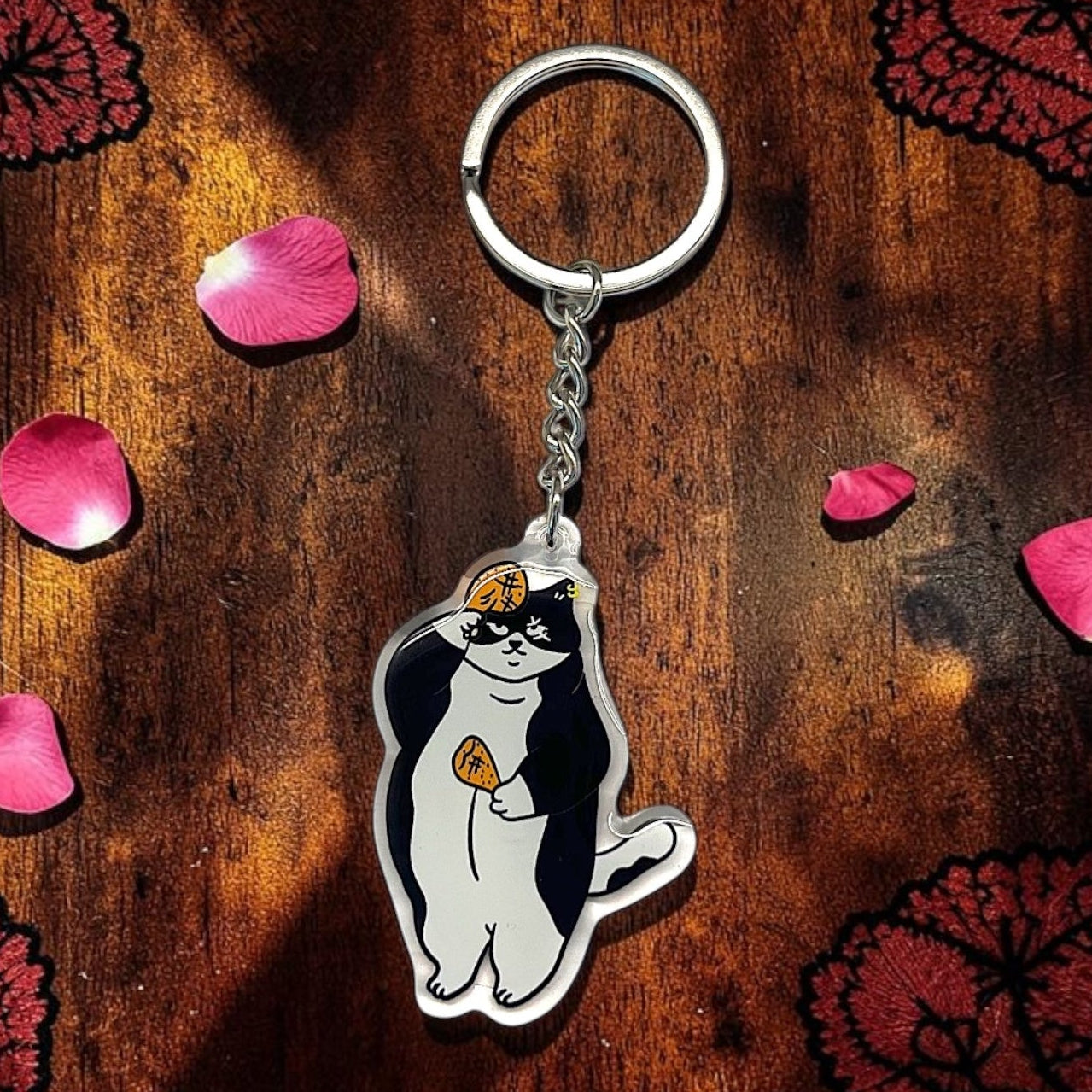 Cat Keychain - Chicken for life