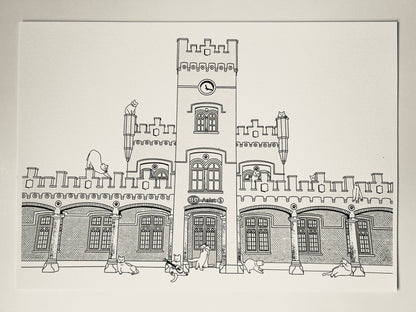 "Aalst train station" - Art Print - Catnip