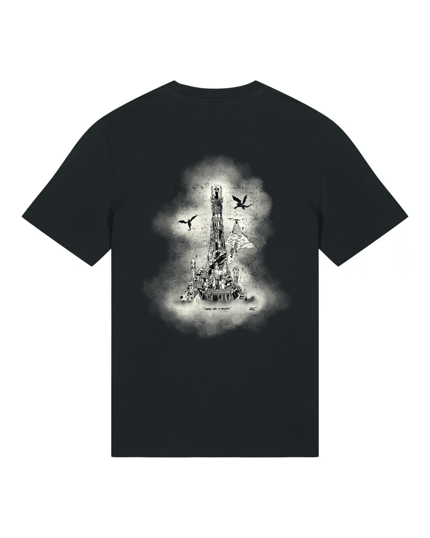 "Barad - Dûr in Meowdor" - Unisex shortsleeve T-shirt - Catnip