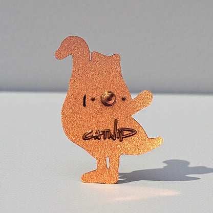Cat Enamel Pin - Bob Duvel - Catnip