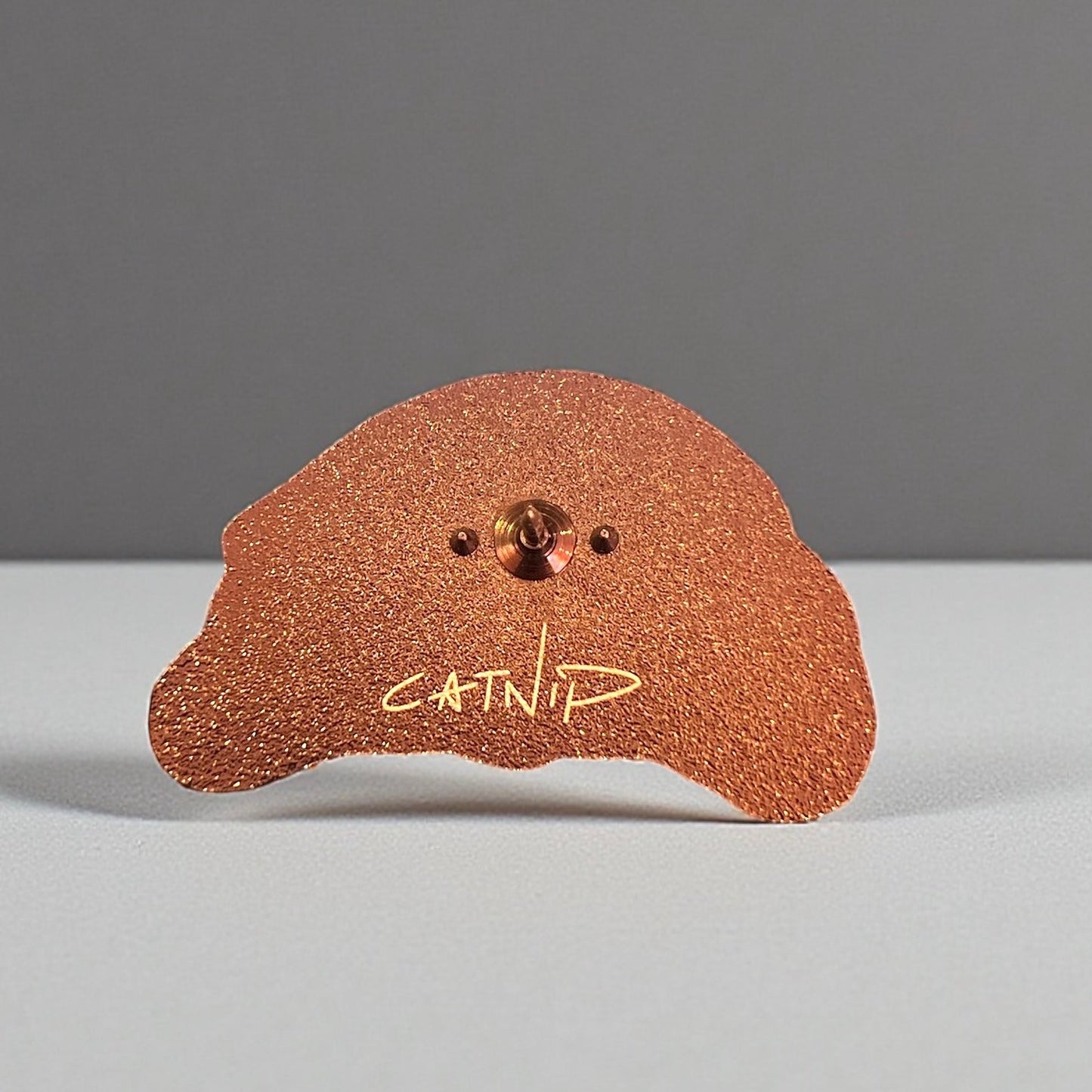 Cat Enamel Pin - Croissant bed - Catnip