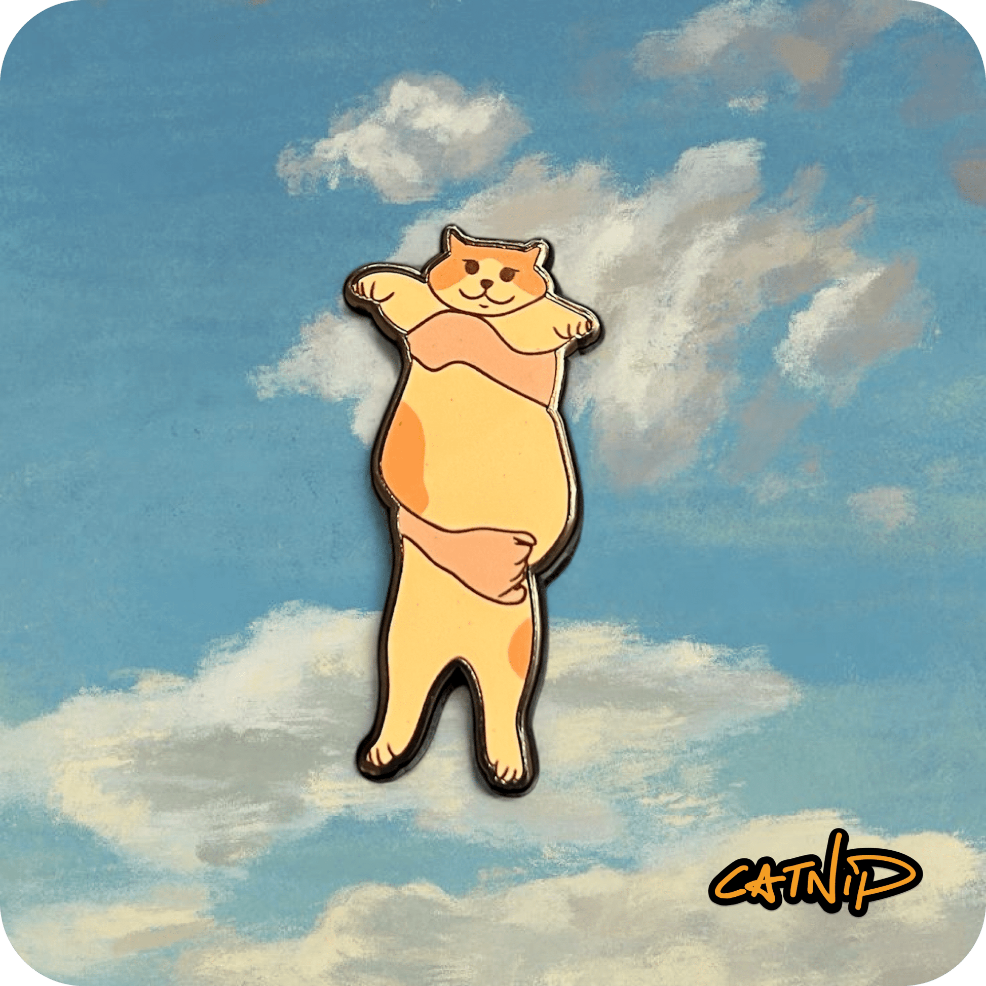 Cat Enamel Pin - Put me the fuck down - Catnip