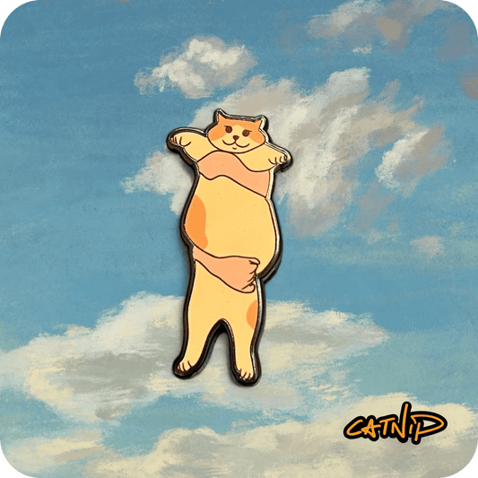 Cat Enamel Pin - Put me the fuck down - Catnip