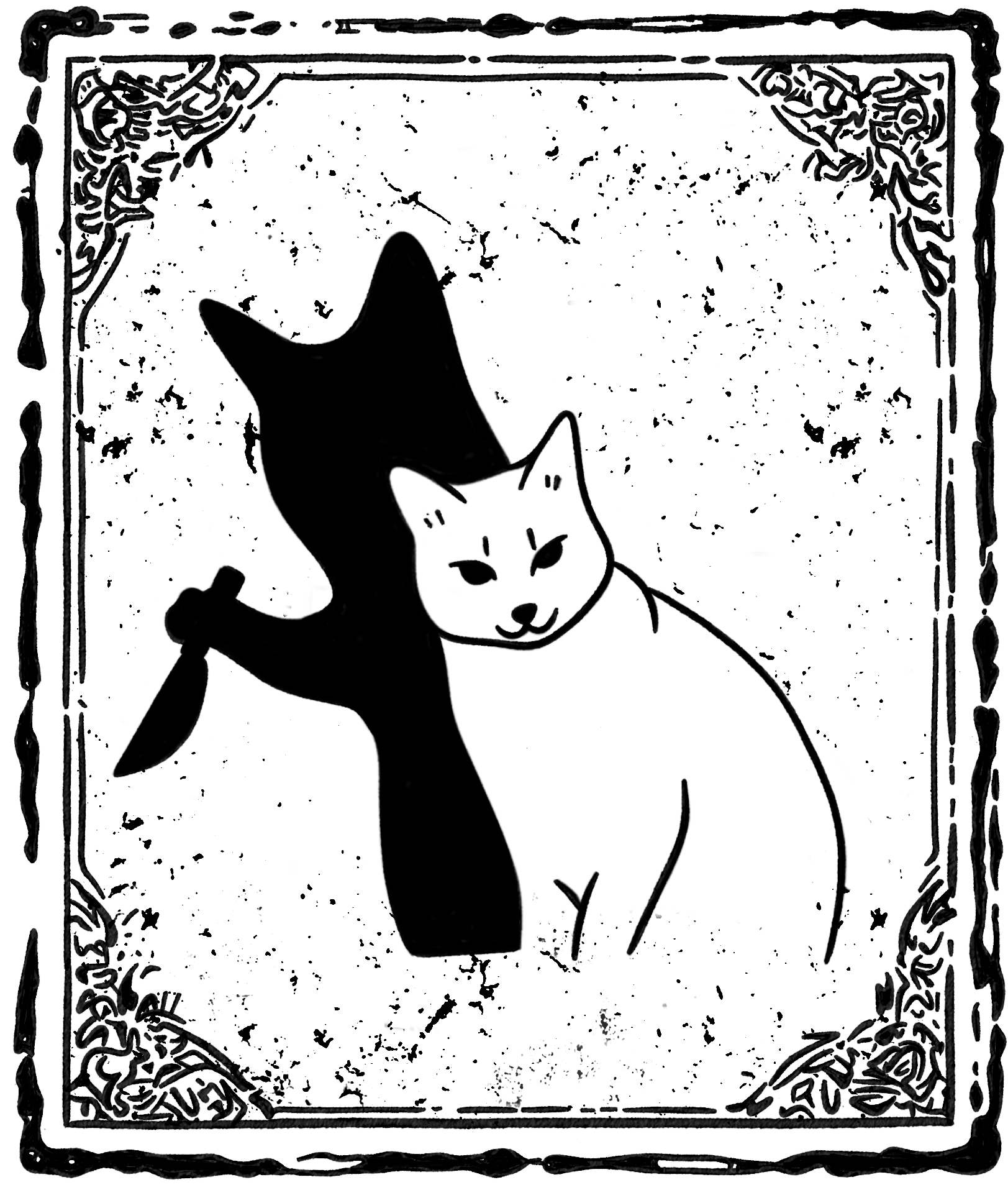 Cat Key Chain - Chaos is within me - Catnip