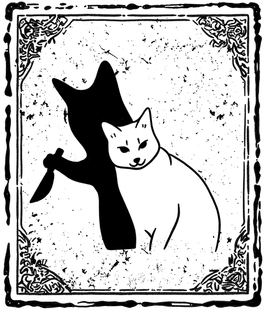 Cat Key Chain - Chaos is within me - Catnip