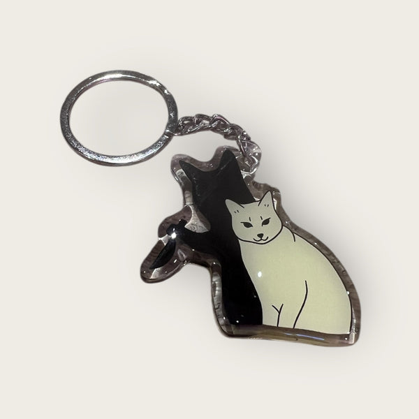 Cat Key Chain - Chaos is within me - Catnip