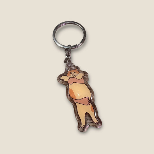 Cat Key Chain - Put me the fuck down pls - Catnip