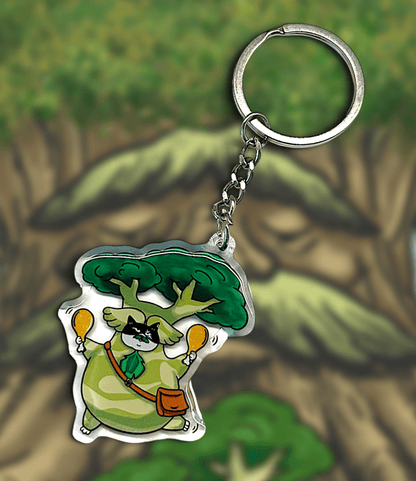 Cat Keychain - Hestu and Korok Seed - Catnip