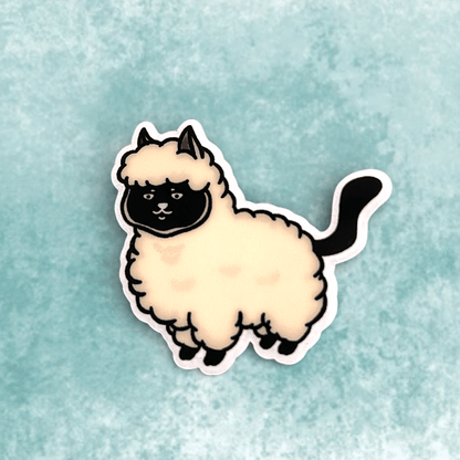 Cat sticker - Alpaca cat (Simon) - Catnip