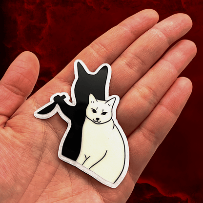 Cat sticker - Chaos is within me - Catnip