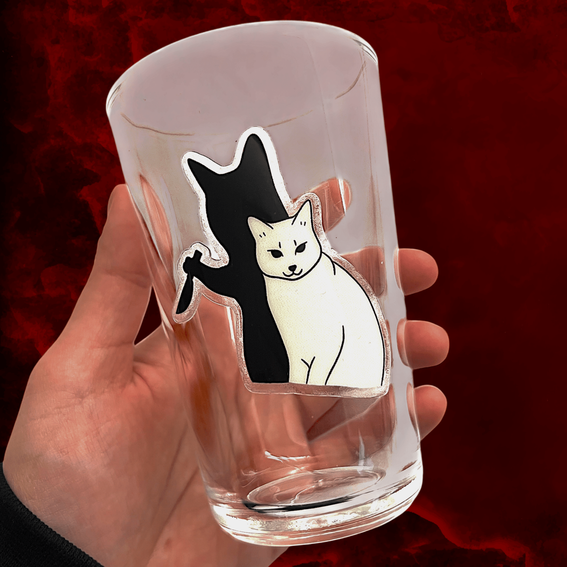 Cat sticker - Chaos is within me - Catnip