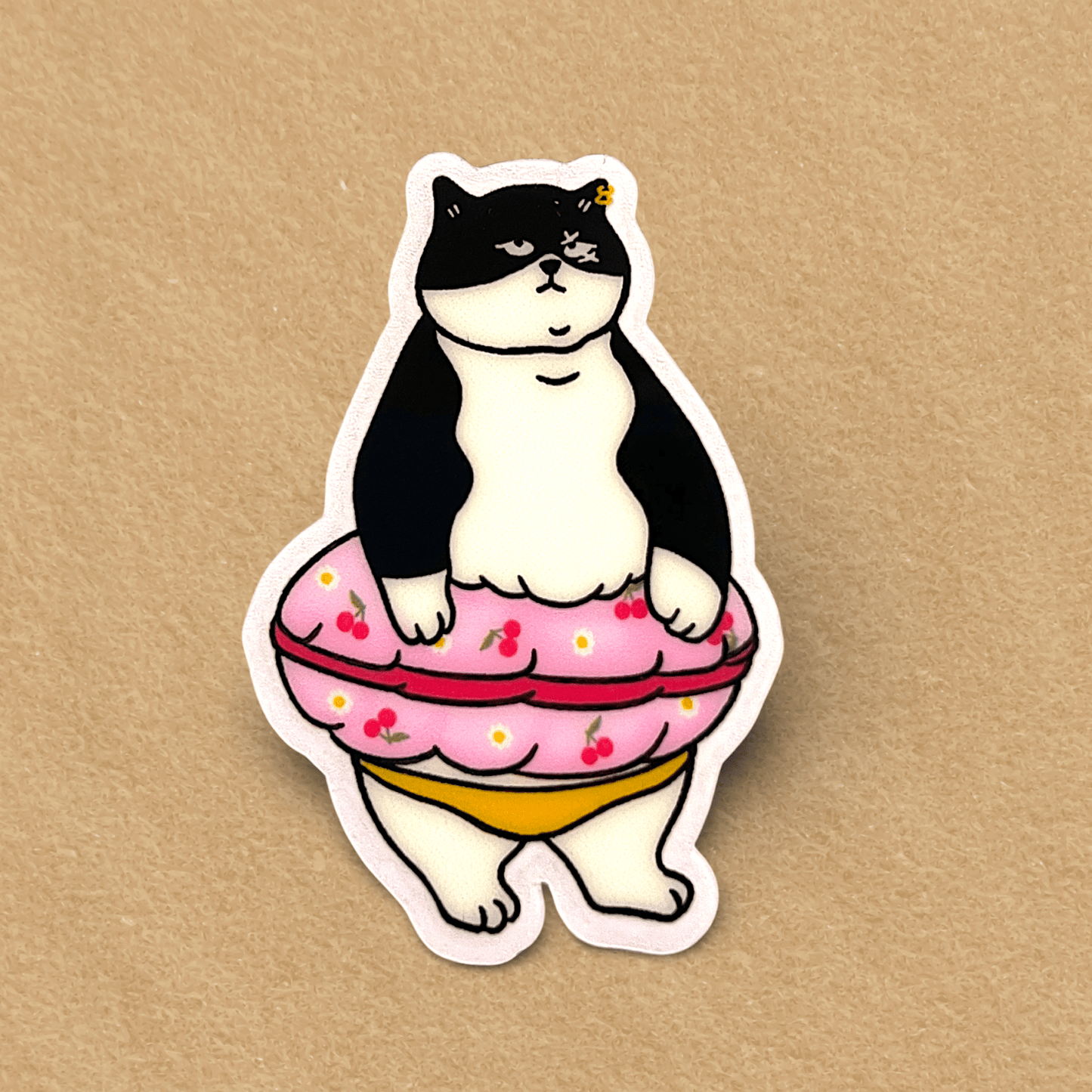 Cat sticker - Stuck (Scarface and Little Grey) - Catnip