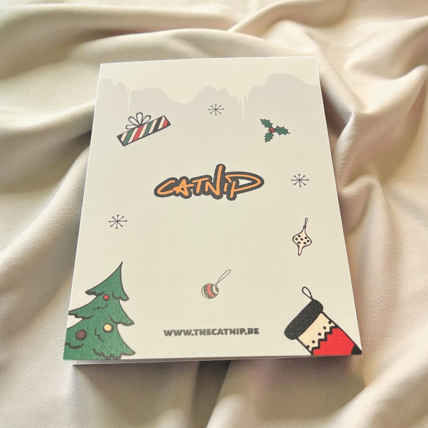 Christmas Card - Christmas tree cat (Envelope included) - Catnip