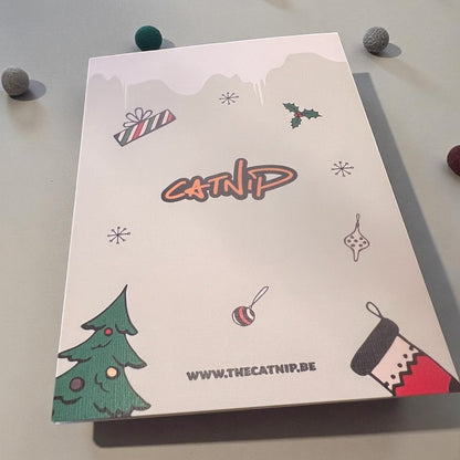 Christmas Card - Jingle cat (Envelope included) - Catnip