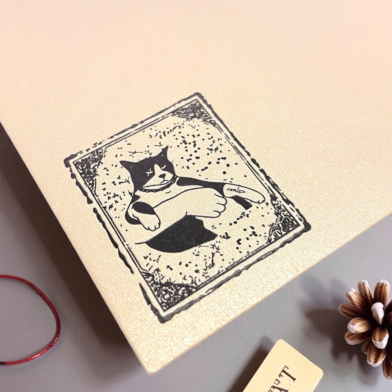 Christmas Card - Santa cat (Envelope included) - Catnip
