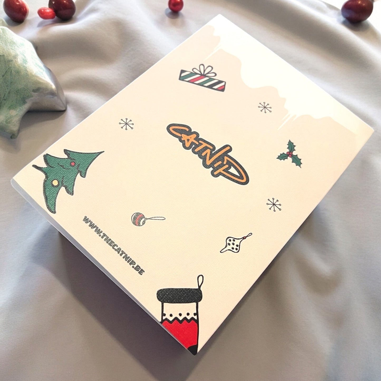 Christmas Card - Santa cat (Envelope included) - Catnip