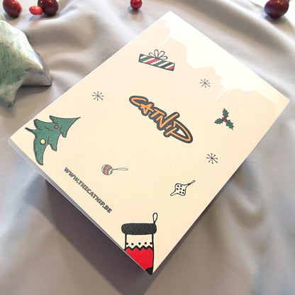 Christmas Card - Santa cat (Envelope included) - Catnip