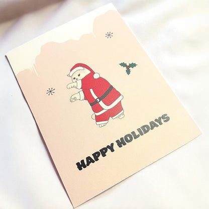 Christmas Card - Santa cat (Envelope included) - Catnip