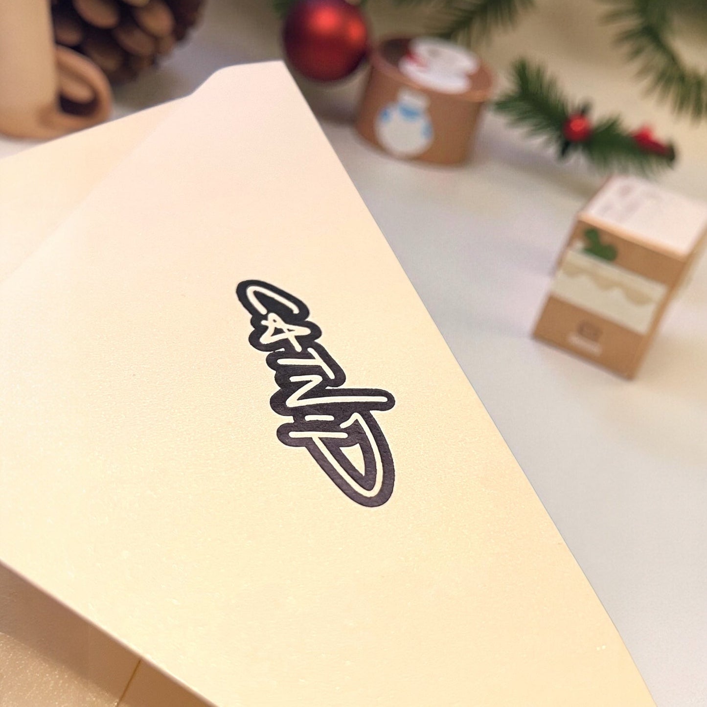 Christmas Card - Snow cat (Envelope included) - Catnip
