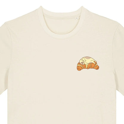 "Croissant bed" - Unisex shortsleeve T - shirt (PRE - ORDER) - Catnip