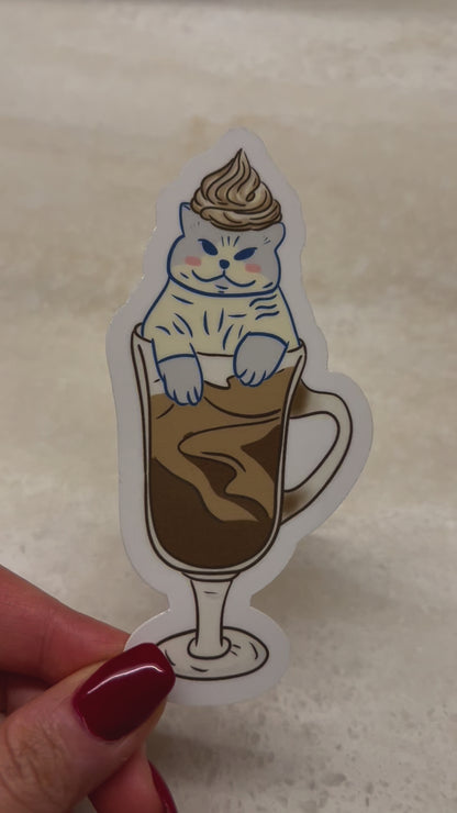 Sticker - Cat-fe Latte