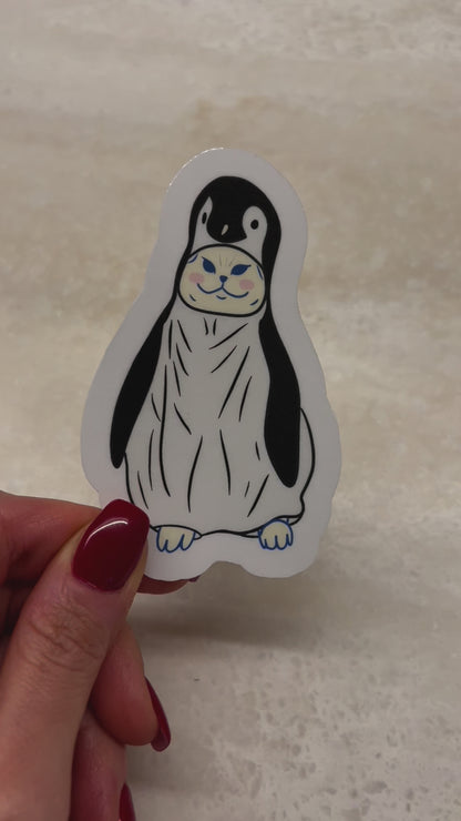 Sticker - Penguin cat