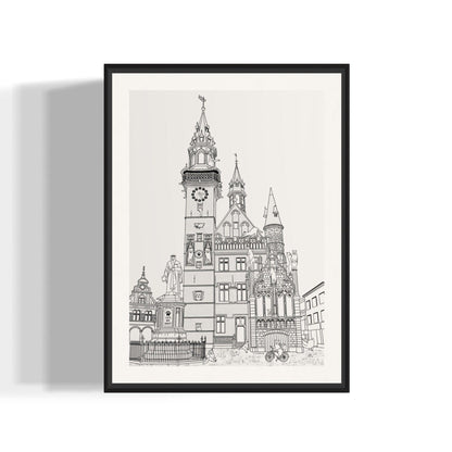 "Schepenhuis in Aalst" - Art Print - Catnip