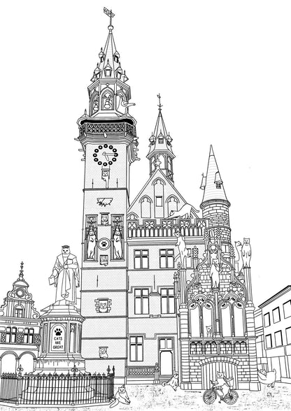 "Schepenhuis in Aalst" - Art Print - Catnip